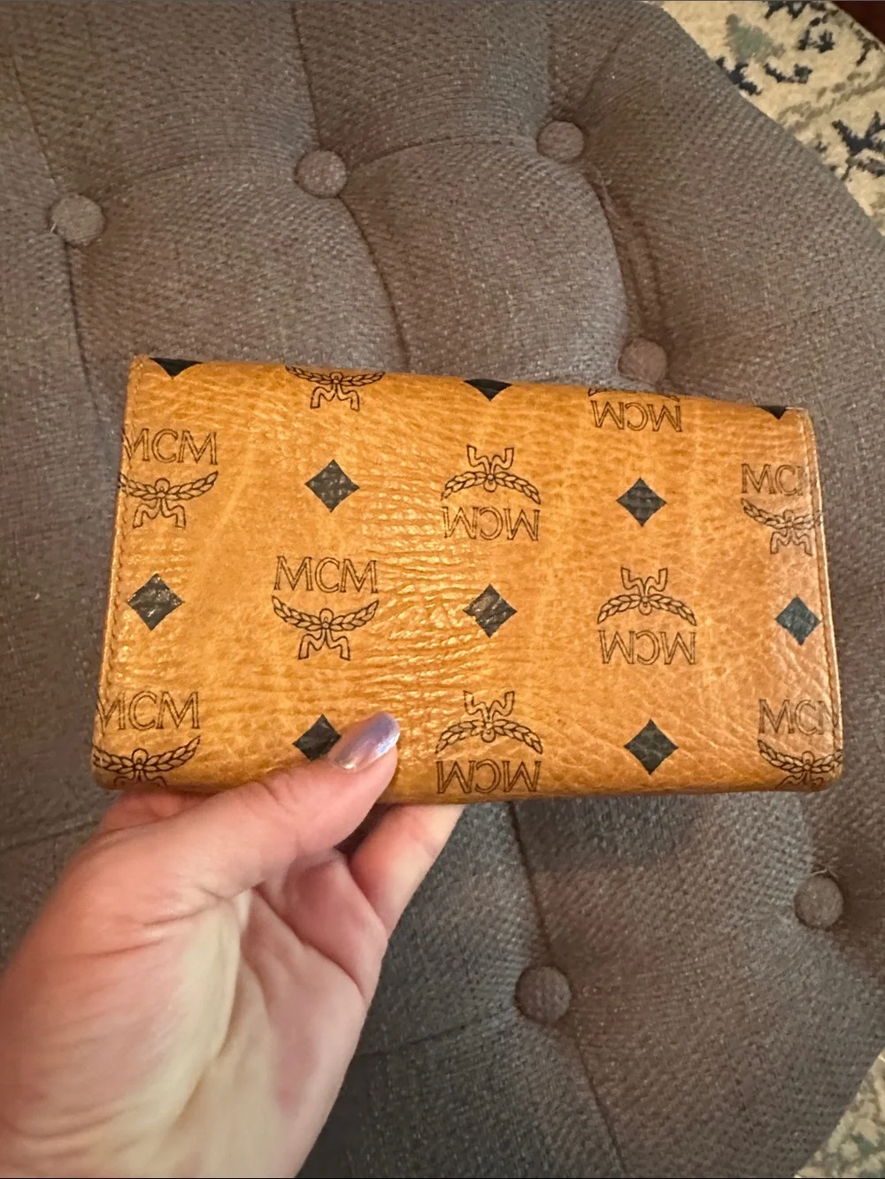 Amazing condition MCM cognac color wallet - Picture 3 of 10